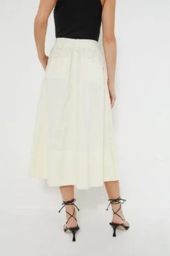 Cream Karina Cotton Skirt -MOTHER || Veronica Beard Shop 0jIl7D9fTDsuxI1ZShZvXwpburC9ZE26 1