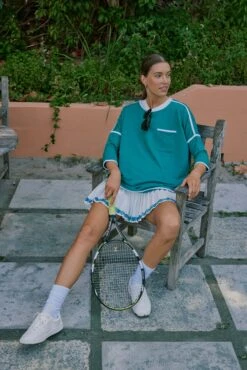 Retro Paisley 14 Inch Lexi Tennis Skirt -MOTHER || Veronica Beard Shop 0wXE61nkoshhBgWYF43ARtEUnmwmeVkA 1