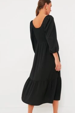 Black Seersucker Aleah Dress -MOTHER || Veronica Beard Shop 1E0yp2bb9cPFLwzoU3YIDaatZAtXs2bk 1
