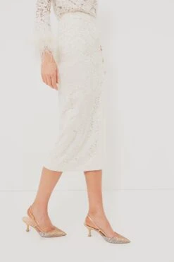 SELF PORTRAIT Cream Cord Lace Midi Skirt -MOTHER || Veronica Beard Shop 4kNNGiUmPx2tSuEGZOwmTnsPJkyi2iHP 1