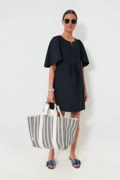 Deep Navy Finley Flutter Sleeve Dress -MOTHER || Veronica Beard Shop 5ZZnhRXJTXUvQz8bXM0s6Lqa8bGMhE4k 1
