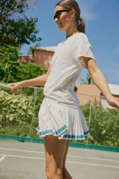 Retro Paisley 14 Inch Lexi Tennis Skirt -MOTHER || Veronica Beard Shop 6GILoZ9feuyZjtH1FeL92VySPVtpoaKu 1