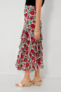 Pink Dijon Honduras Maxi Skirt -MOTHER || Veronica Beard Shop 6ejb3FJPLrbektVc77AA7wFKJWX4Ei6J 1