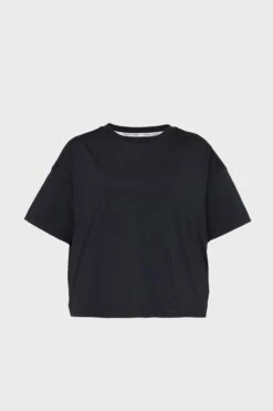 Black Cropped Ryan Boyfriend Tee -MOTHER || Veronica Beard Shop 70grCT9LMqNtD1gIgmdeM5Nj9MfvIZ9h 1