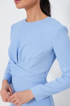 Celeste Blue Elta Double Crepe Dress -MOTHER || Veronica Beard Shop Bb4eKJjOhUBXFICzuq22x9zm6s5RaIfn 1