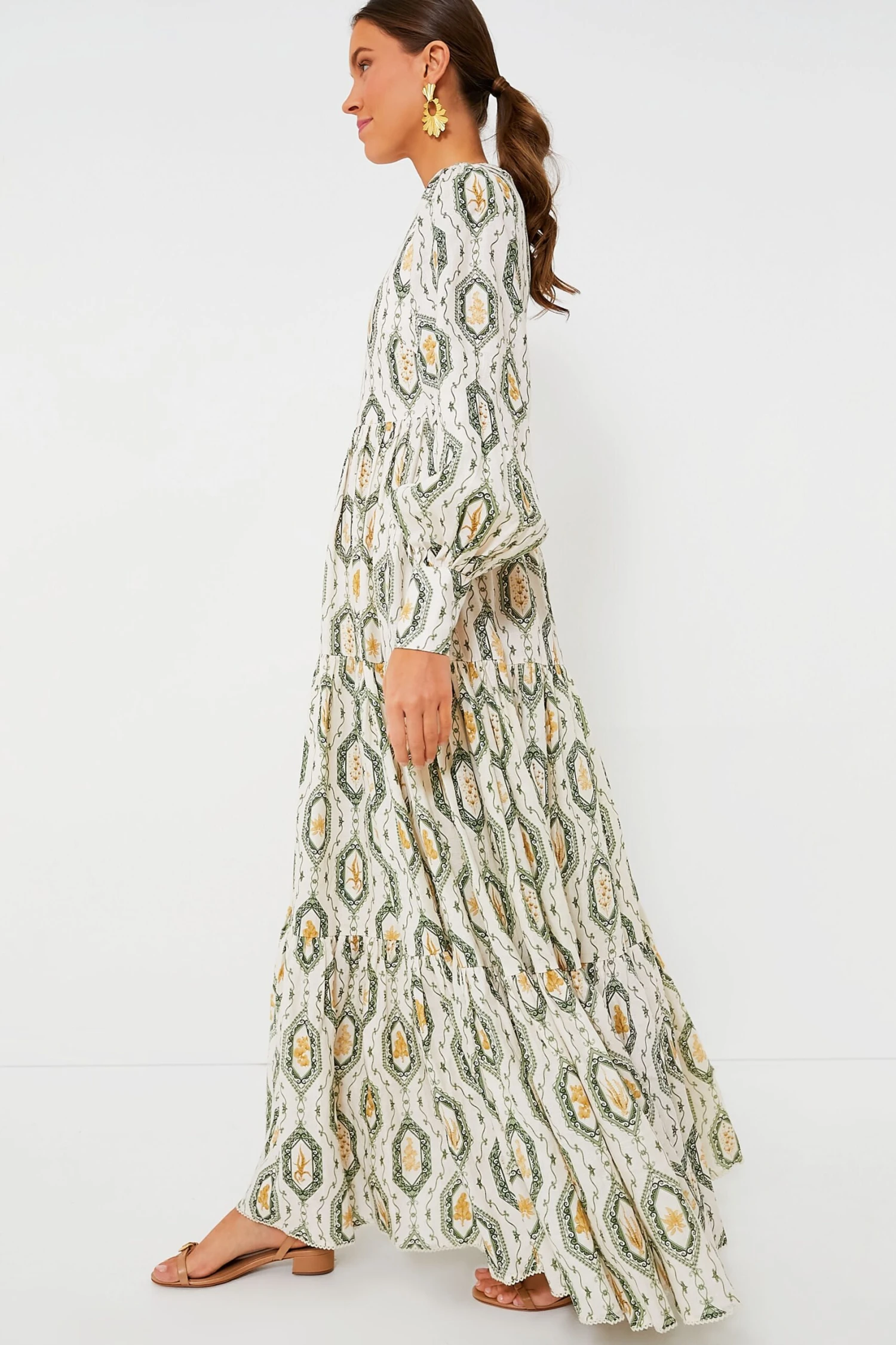 Calado Nuez Maxi Dress 5 Calado Nuez Maxi Dress - Image 3