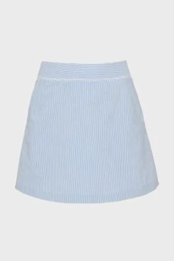 Blue Seersucker 16 Inch Winefred Golf Skirt -MOTHER || Veronica Beard Shop DwJNQrivZz6EtD9jfRJiuXevrVDivbV7 1