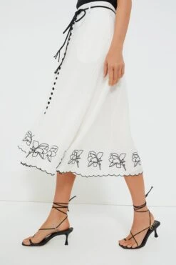 Alba Black Grace Silk Linen Midi Skirt -MOTHER || Veronica Beard Shop Fgf6ISZvo8vaB7dvPAZIg8MlWYCE9dDi 1