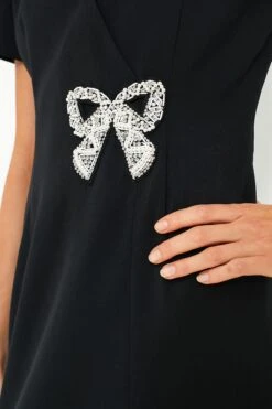 Beaded Bow Amal Mini Dress -MOTHER || Veronica Beard Shop G9F0fgIzzTlwXUkyPFTgEx0JPfi72kuP 1