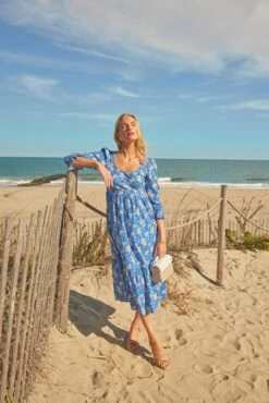 Royal Blue Bouquet Carys Dress -MOTHER || Veronica Beard Shop GOUizXjJIop44Do7k48v9hjisf3mg4sk 1