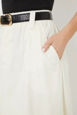 Cream Karina Cotton Skirt -MOTHER || Veronica Beard Shop Gl2en1zOpeUu08D0eytEet7UVZSKJJgg 1