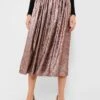 Rose Gold The Viola Skirt 2 Rose Gold The Viola Skirt -MOTHER || Veronica Beard Shop HTjeuqwQ7eTiymRFjQba79REDSzqGMgd 1