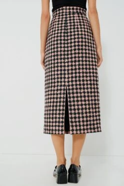 Dark Green And Pink Lorinda Heritage Wool Skirt -MOTHER || Veronica Beard Shop I1SQQoH2uj1fh7Z33DQ2NWOLh3q9xE5U 1