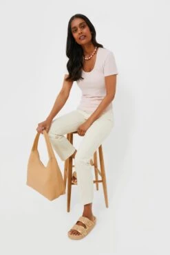 Ecru Camilla Jean -MOTHER || Veronica Beard Shop IND4V1Rq3F7uEek7iMmDFZnJcpwfQLhf 1