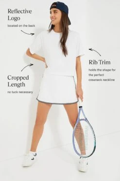 White Cropped Ryan Boyfriend Tee 12 White Cropped Ryan Boyfriend Tee -MOTHER || Veronica Beard Shop IYSaLa8HLtduAhcjprgjnp7eSTDvN8Rj 1