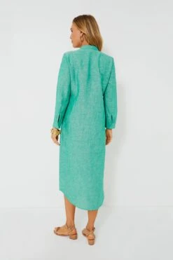 Sea Green Linen Lydell Maxi Dress -MOTHER || Veronica Beard Shop InNXepAs35uAUtXI1CFqc48AIqPi1aGW 1