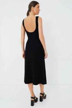 Black Scoop Sweater Midi Dress -MOTHER || Veronica Beard Shop JnbfZRRpnkYaVDq9aeI4D28hhDWWOdHm 1