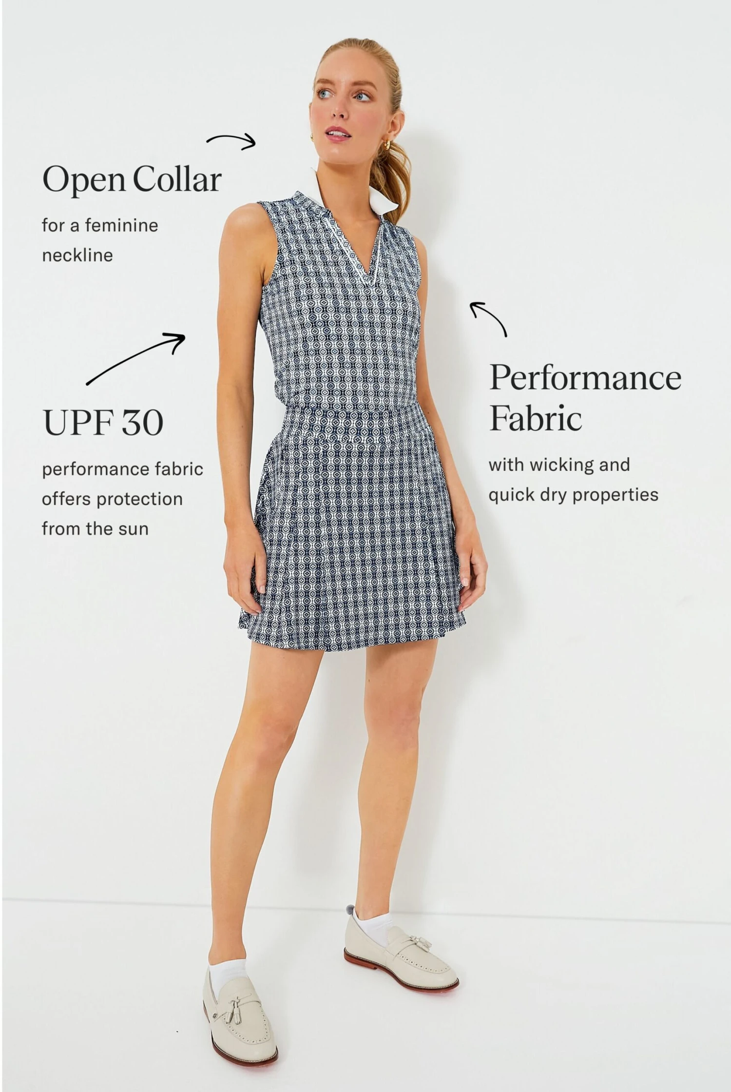 Lisbon Tile Sleeveless Caroline Polo 5 Lisbon Tile Sleeveless Caroline Polo - Image 3