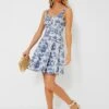 Staud Blue Toile Mini Wells Dress -MOTHER || Veronica Beard Shop L9SFlNlnDHLkUUY4fynCvOVfmAdk7vxZ 1