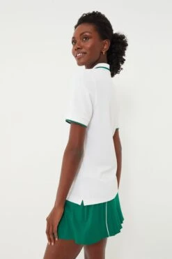 Blanc Performance Pique Polo 9 Blanc Performance Pique Polo -MOTHER || Veronica Beard Shop M8sSpKpW6yPyFtNsWc3cYc0AXdvtWGFn 1