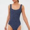 Navy And White Classic Square Neck One Piece -MOTHER || Veronica Beard Shop NEVxATeYcJKOdcJr0CyrRayJR04FoorY 1