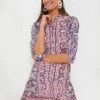 Pink And Navy Floral Piper Mini Dress -MOTHER || Veronica Beard Shop OJaUiXSVUS6K6bSioFnBSM5VxzHUUR3M 1