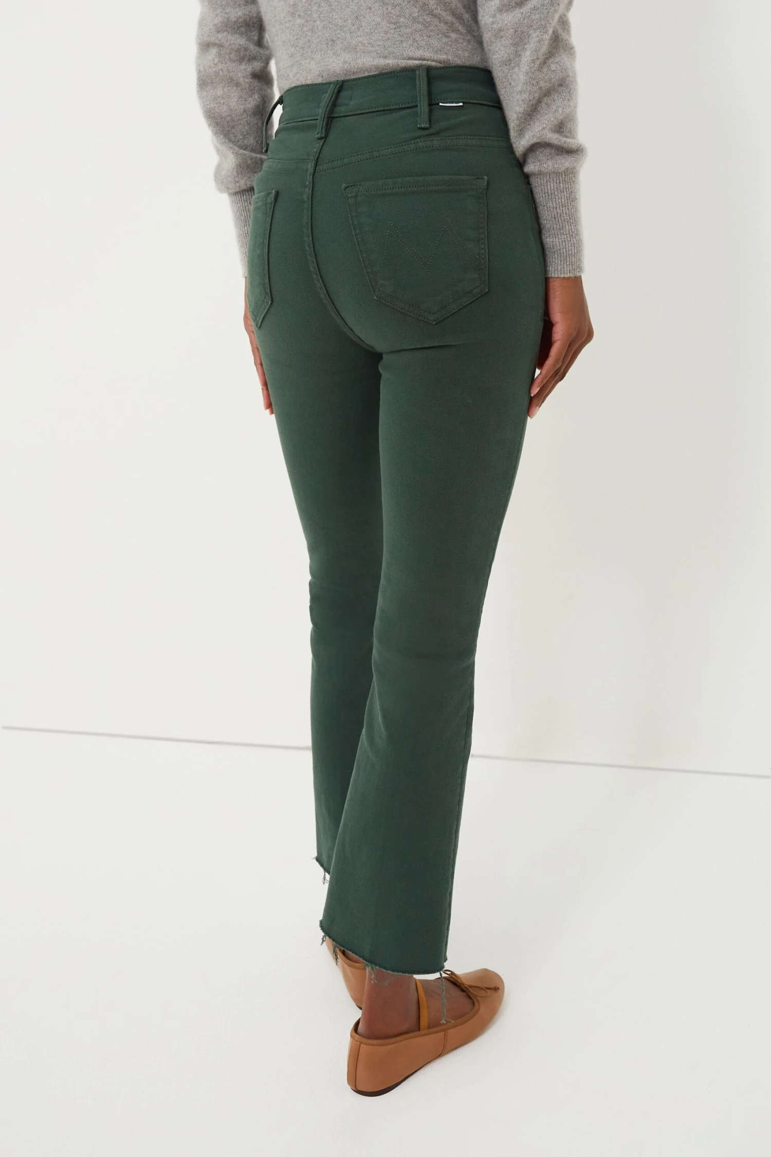 MOTHER Black Forest The Hustler Ankle Fray 6 MOTHER Black Forest The Hustler Ankle Fray - Image 4