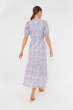 Lavender Floral Frannie Maxi Dress -MOTHER || Veronica Beard Shop PkD7rKmYkcuB9B3cOwfXp5xUu7T2VBO2 1