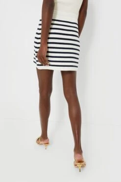 Navy & Cream Stripe Anna Knit Mini Skirt -MOTHER || Veronica Beard Shop Qr9lpZsSbNE3XAPAFmJZcuKcS8lenF0Y 1