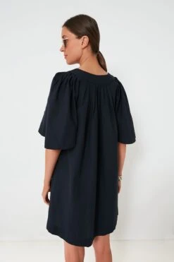 Deep Navy Finley Flutter Sleeve Dress -MOTHER || Veronica Beard Shop SGJ5Z5HuIGlbYDZhfzwyItge1EOaSVyn 1