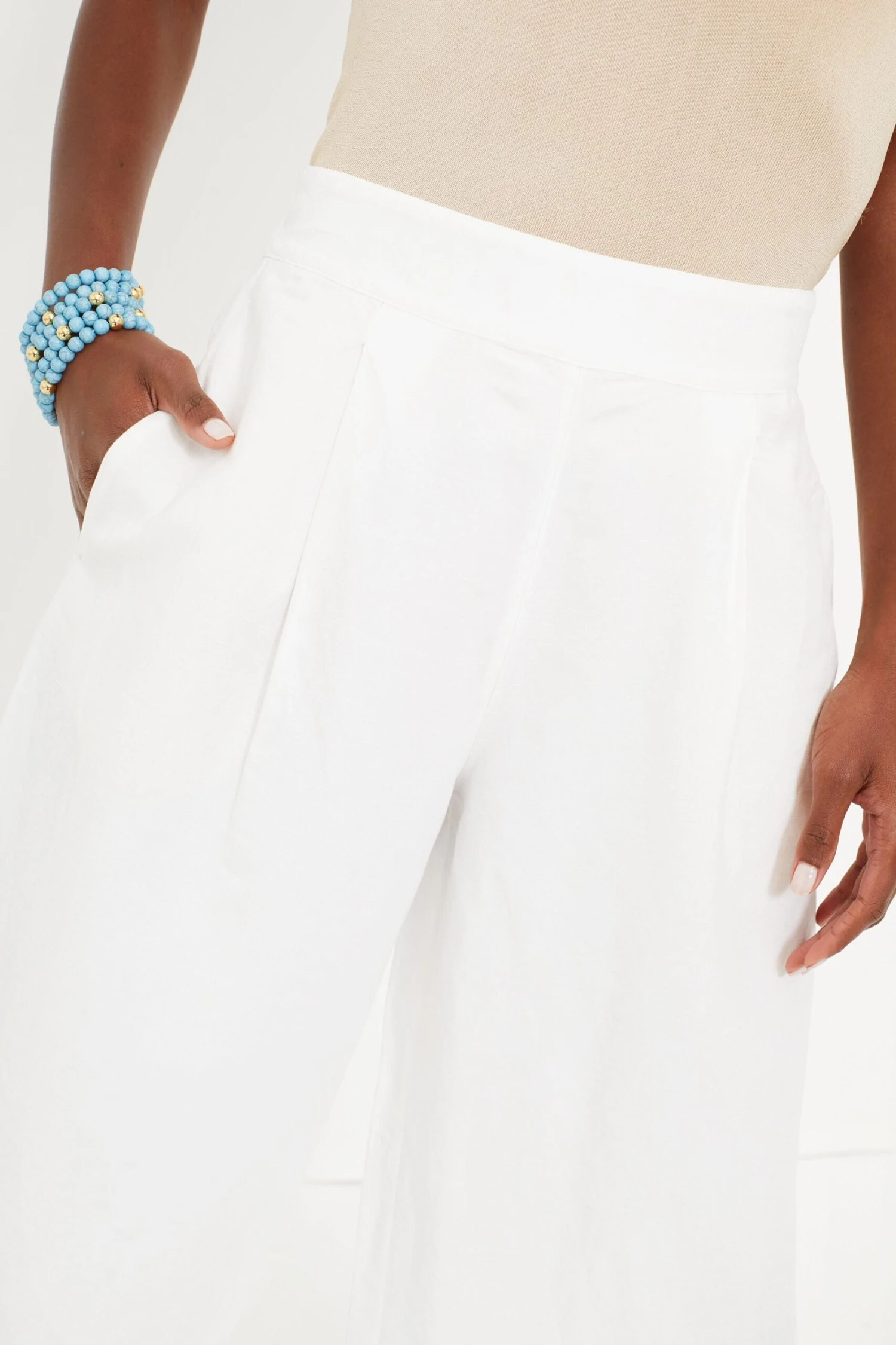 Vineyard Vines White Cap Wide Leg Linen Pants 7 Vineyard Vines White Cap Wide Leg Linen Pants - Image 5
