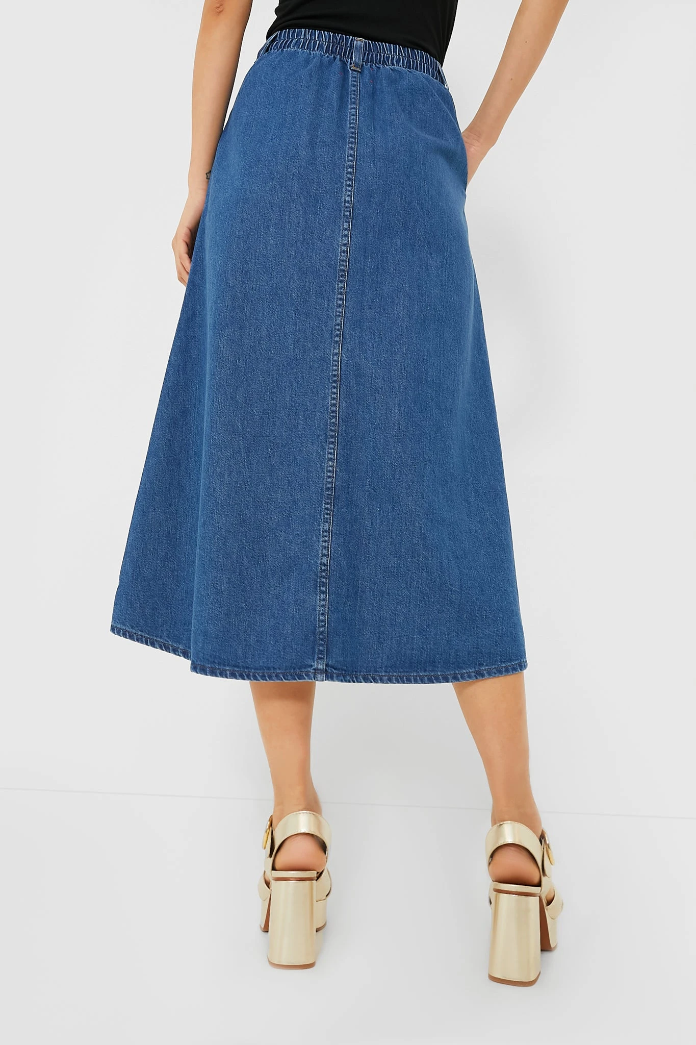 Maritime Gerri Denim Skirt 6 Maritime Gerri Denim Skirt - Image 4