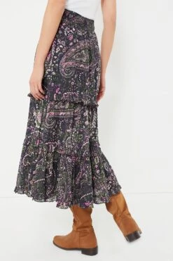 Caymen Paisley Purple Darcy Ankle Skirt -MOTHER || Veronica Beard Shop SkyFho8kwXusqZgSM4xLvmfKfohj2OyA 1