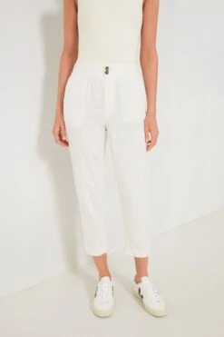 Marine Layer White Pull-On Pant