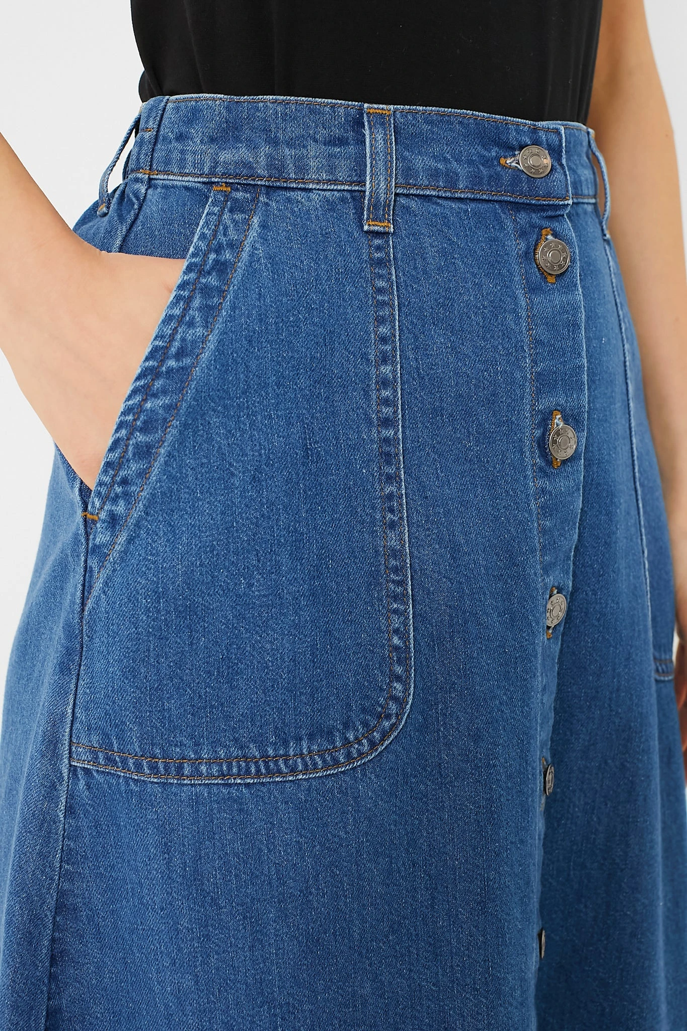 Maritime Gerri Denim Skirt 7 Maritime Gerri Denim Skirt - Image 5