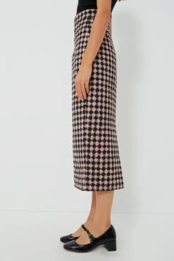 Dark Green And Pink Lorinda Heritage Wool Skirt -MOTHER || Veronica Beard Shop UqzMjBjuc0bW3cuvaxkfa6MhziyJvxHq 1