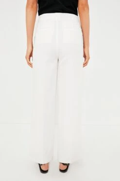 Ecru Madeline Pleat Twill Trouser -MOTHER || Veronica Beard Shop V5tDBymsxhjpJovSjsNQW9OgrhZy8bHK 1