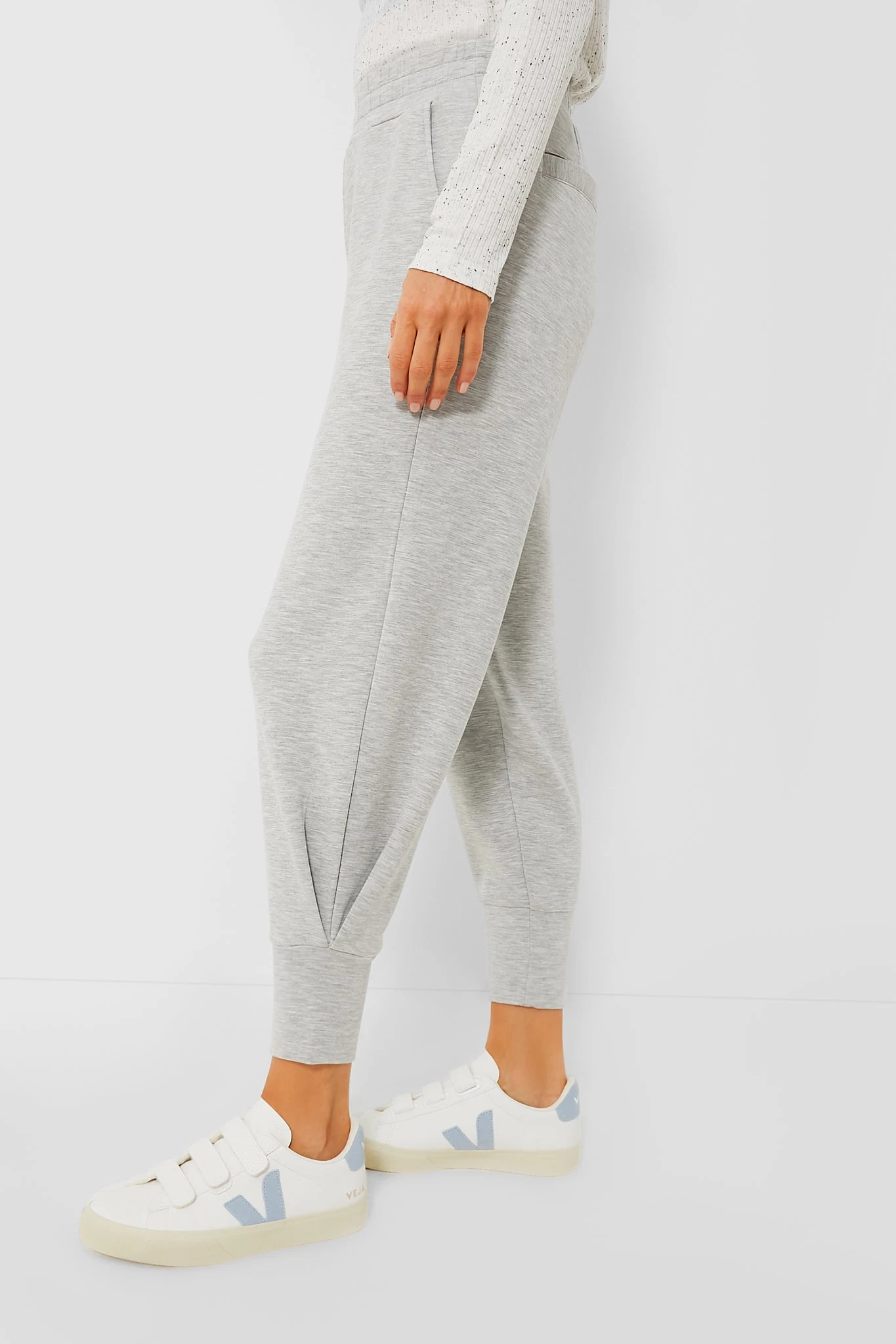 Varley Grey Marl The Relaxed Pant 25 5 Varley Grey Marl The Relaxed Pant 25 - Image 3