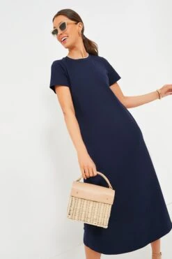 Navy Colbie Knit Maxi Dress -MOTHER || Veronica Beard Shop WAGqHUNnVrzv7VpwB0RDiTUuxbEzK5uL 1