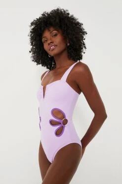 Lilac And Plum Flora One Piece -MOTHER || Veronica Beard Shop WIUpCOz9vLPNFRay5mg1zGyN4jYPgh7V 1