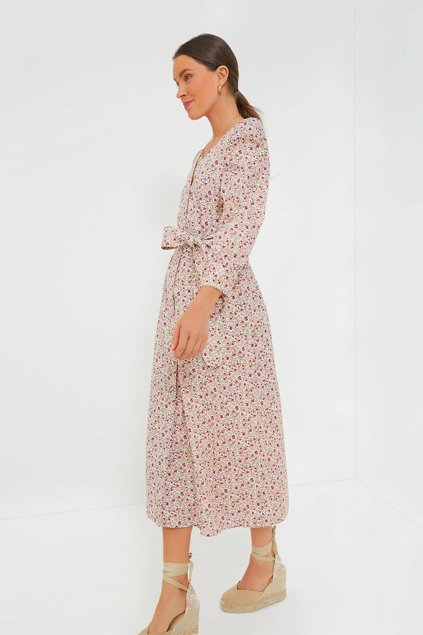 Pink Floral Nellie Maxi Dress 5 Pink Floral Nellie Maxi Dress - Image 3