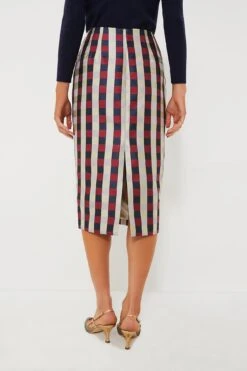 Bordeaux Check Jacquard Cynthia Skirt -MOTHER || Veronica Beard Shop X2wwcAaHMz0LFReRHpCJ6ljHyJGqs7IY 1
