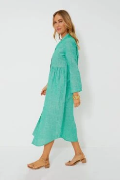 Sea Green Linen Lydell Maxi Dress -MOTHER || Veronica Beard Shop XfS1TT8Q8LSoddsHdYpBFZa7WqUDz4C1 1