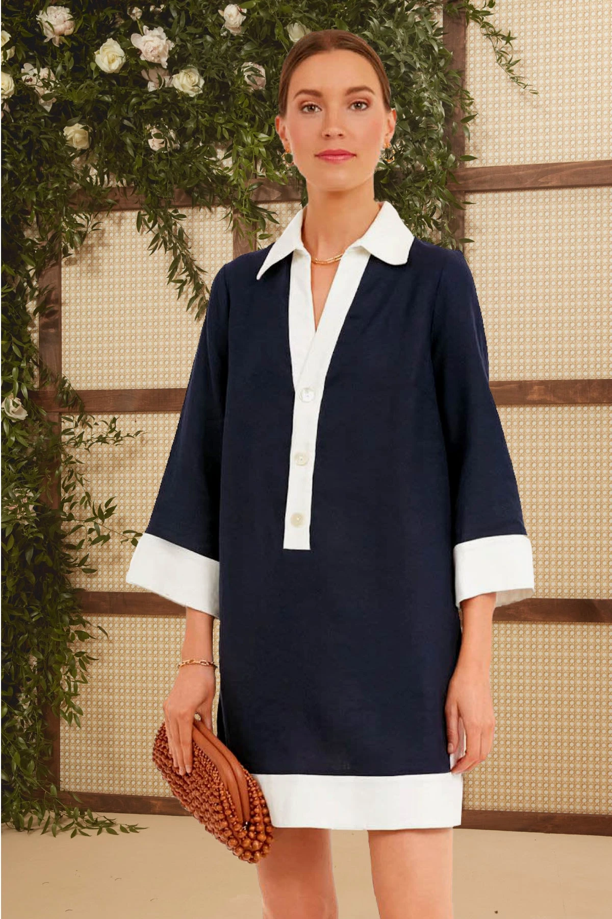 Navy Collier Dress 8 Navy Collier Dress - Image 6