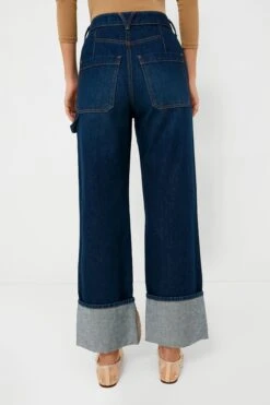 Veronica Beard Dusted Oxford Dylan High Rise Straight Leg With Cuff -MOTHER || Veronica Beard Shop Y37gePSezBCYzAzngAf5ZyeVCQKYmoNQ 1