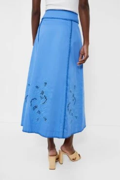Blue Rosalie Skirt -MOTHER || Veronica Beard Shop YA04i2ZbaghaUrBd1eZbEjYwneUtduUg 1