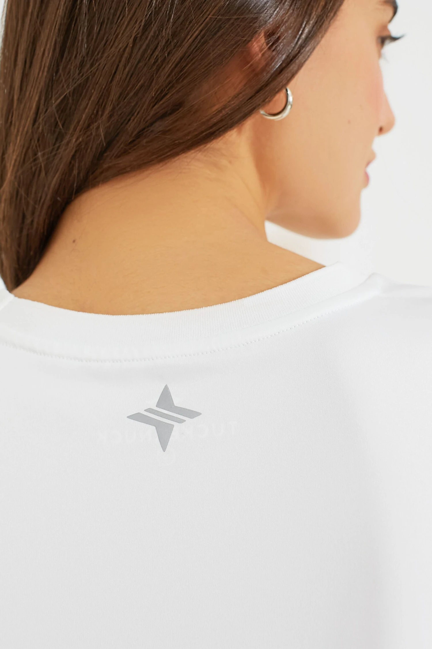 White Cropped Ryan Boyfriend Tee 8 White Cropped Ryan Boyfriend Tee - Image 6