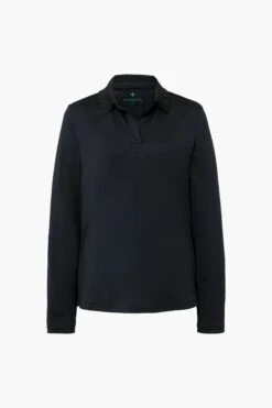 Black Long Sleeve Caroline Polo -MOTHER || Veronica Beard Shop YMgeC0Dkz7QU7qmlds3qot7uBfKwlIV8 1