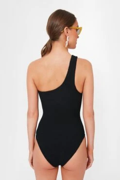 Black Nancy Swim One Shoulder One Piece -MOTHER || Veronica Beard Shop YQ0teON93NDMinED8jNoycLpO9eGQXwK 1