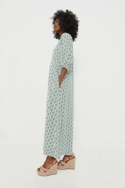 Green Leaves Laurel Maxi Dress -MOTHER || Veronica Beard Shop YUHOqN7PomnEtVhwVYNwZMgiALL8WaV1 1